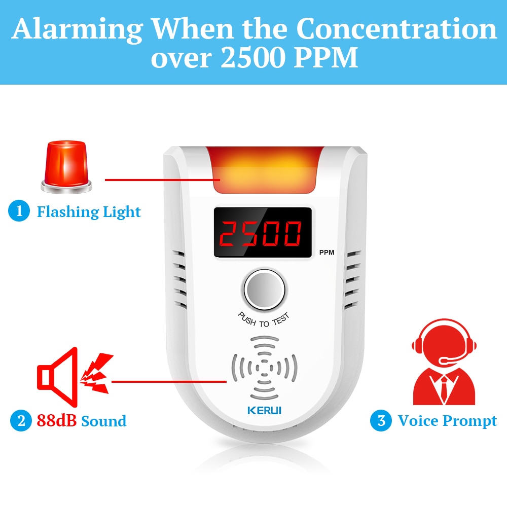 Gas Leak Detector LPG Alarm