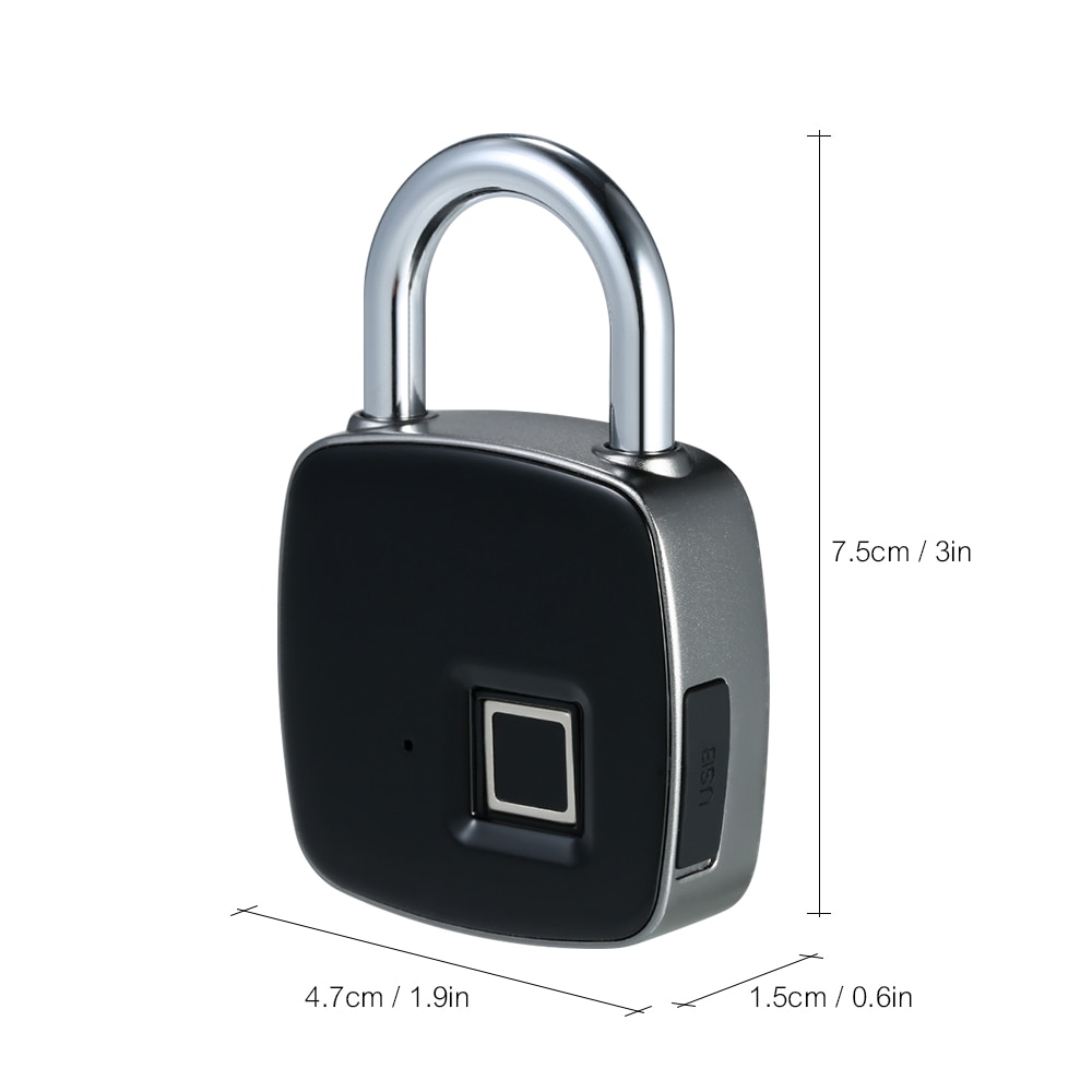 Keyless Fingerprint Lock Security