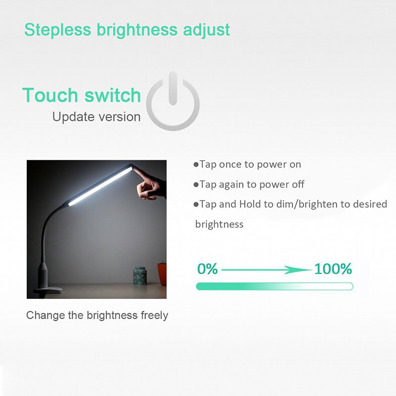 Desk Light with Touch Switch Sensor Control