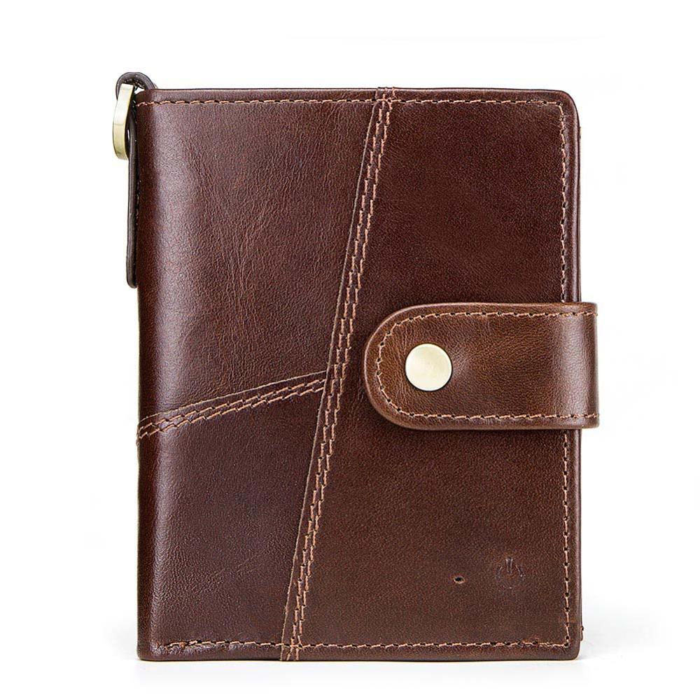 Smart Wallet with Genuine Leather Hasp Design