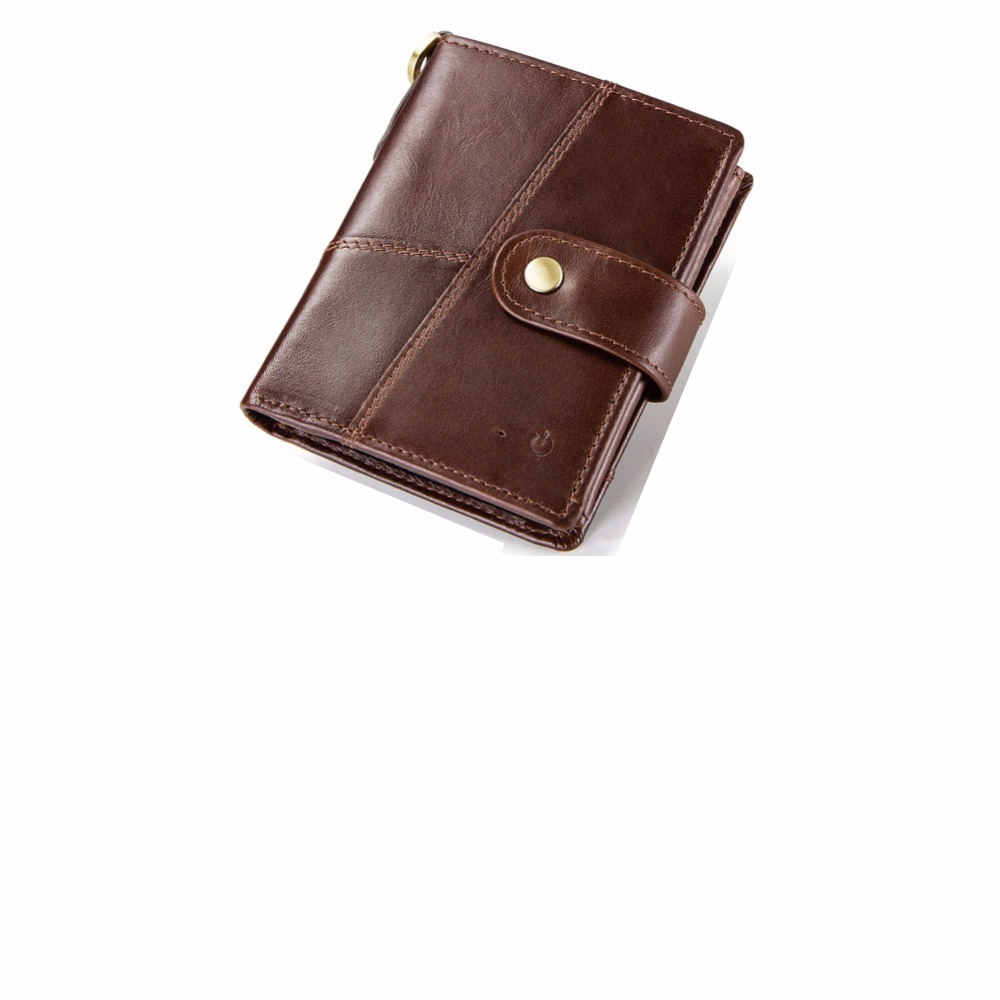 Smart Wallet with Genuine Leather Hasp Design