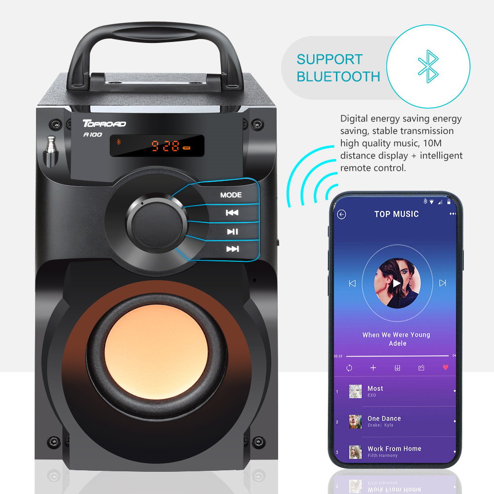 Stereo Speakers Wireless Music Player