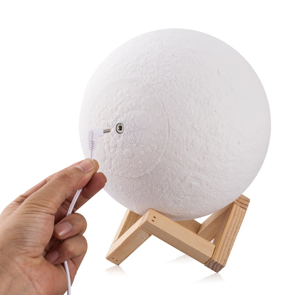 3D Print Spherical Moon Lamp