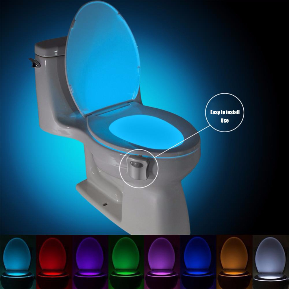 Waterproof Motion Sensor Toilet Light