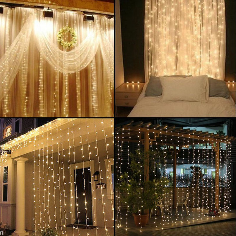 LED String Curtain Lights