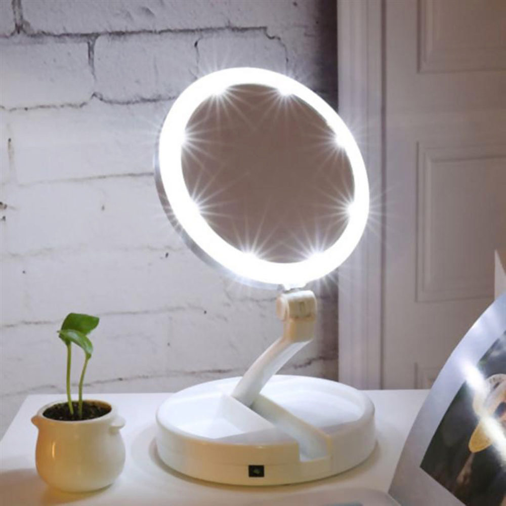 Portable LED Powered Vanity Mirror