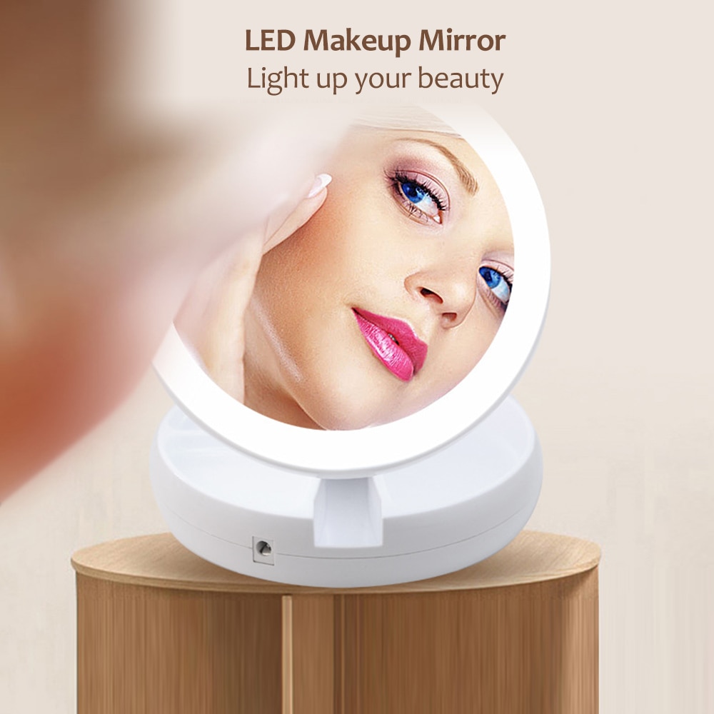 Portable LED Powered Vanity Mirror