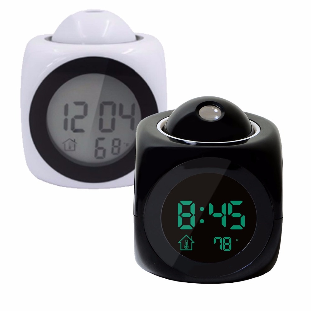 Digital Alarm Clock Projecting Display