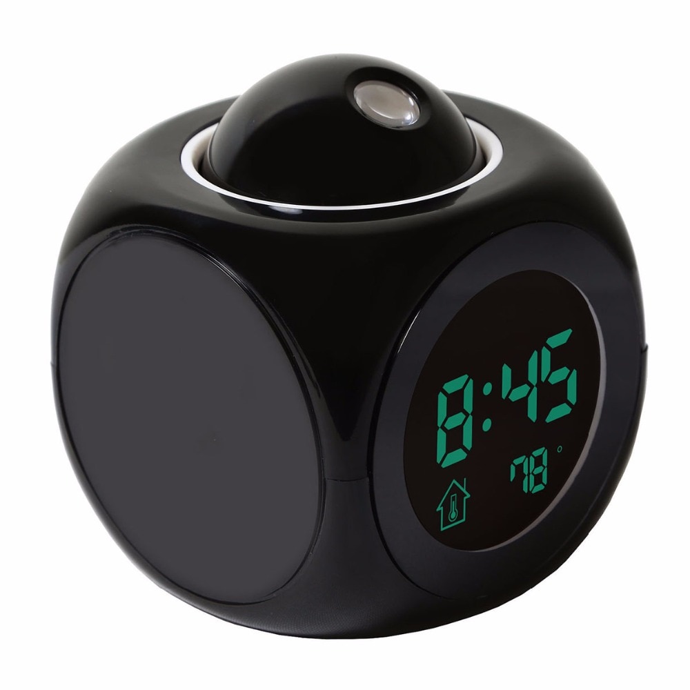 Digital Alarm Clock Projecting Display