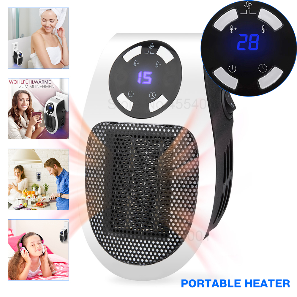 Fan Heater Remote Controlled Warmer