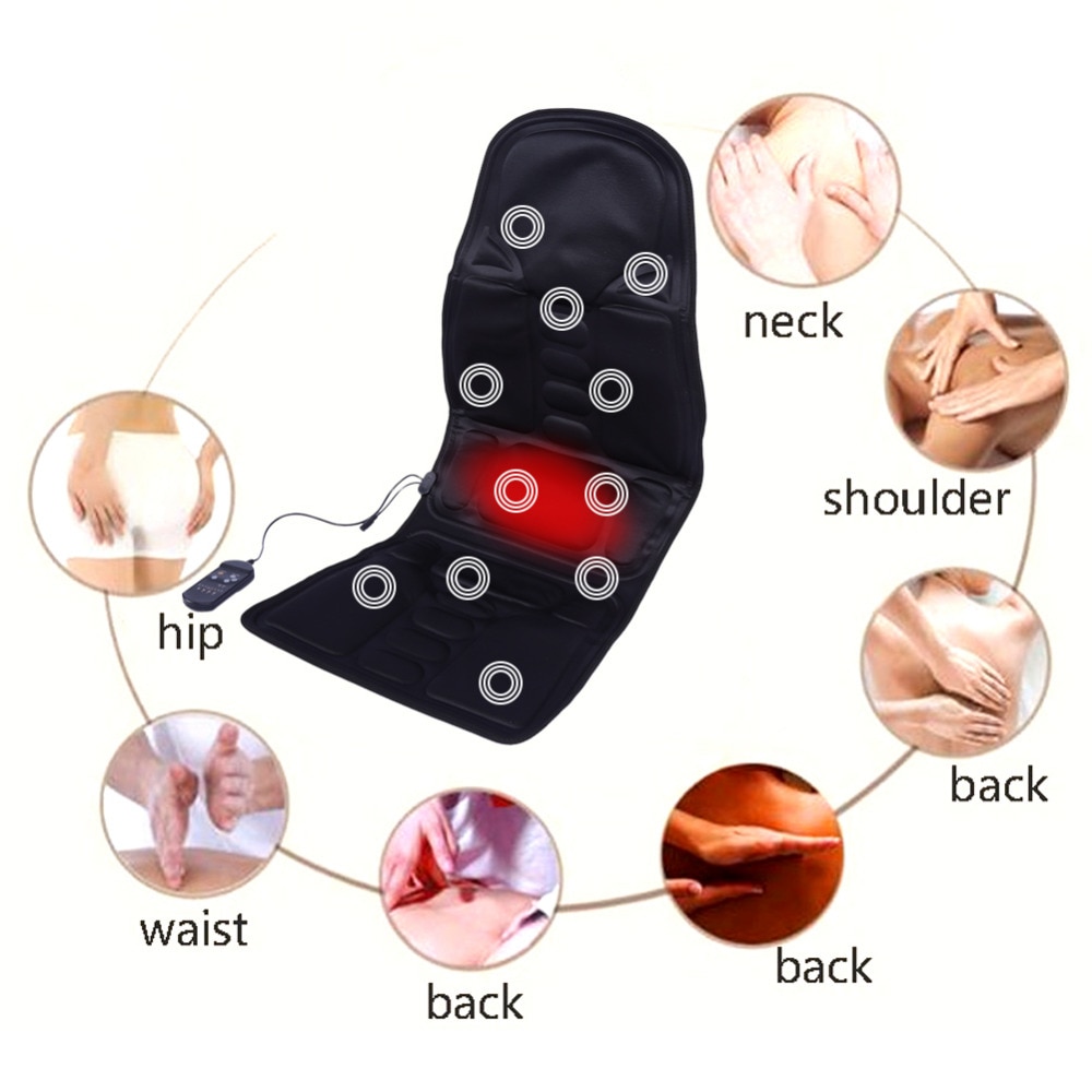 Electric Chair Massage Portable Heat Cushion