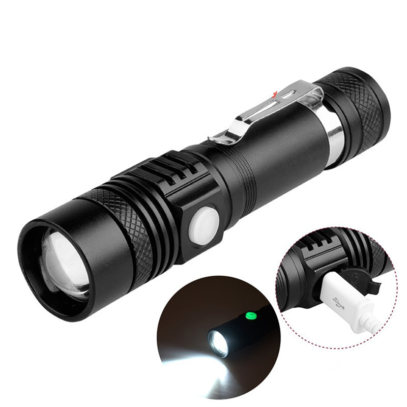 Handy Zoomable Rechargeable Flashlight