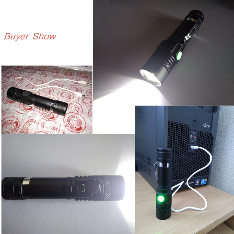 Handy Zoomable Rechargeable Flashlight