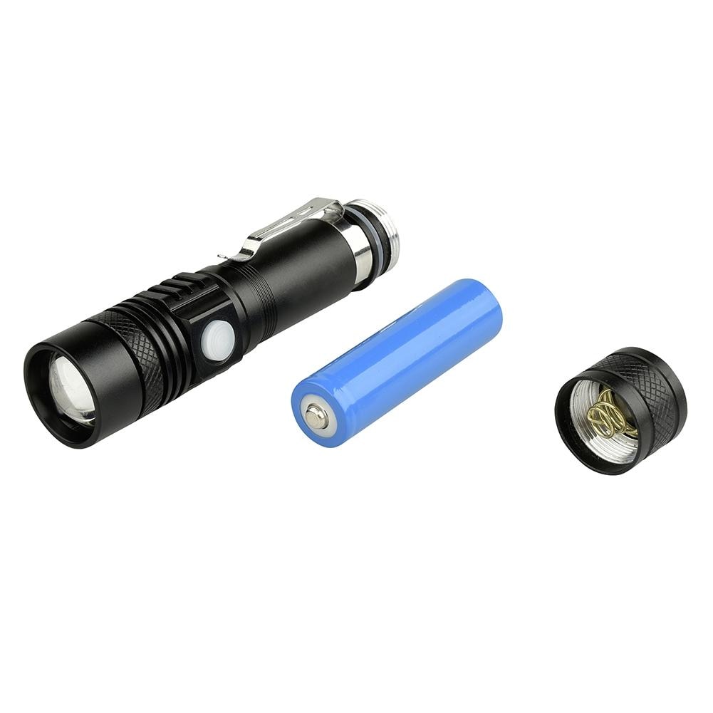 Handy Zoomable Rechargeable Flashlight