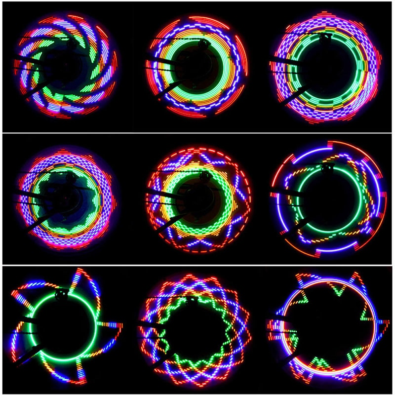 Bicycle Lights LED Tire Display