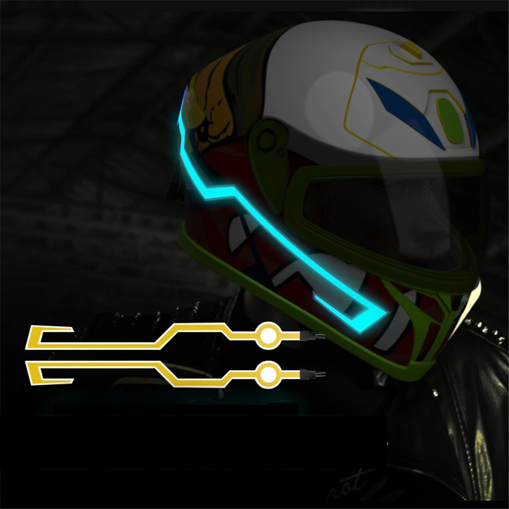 Helmet Stickers Electroluminescent Light