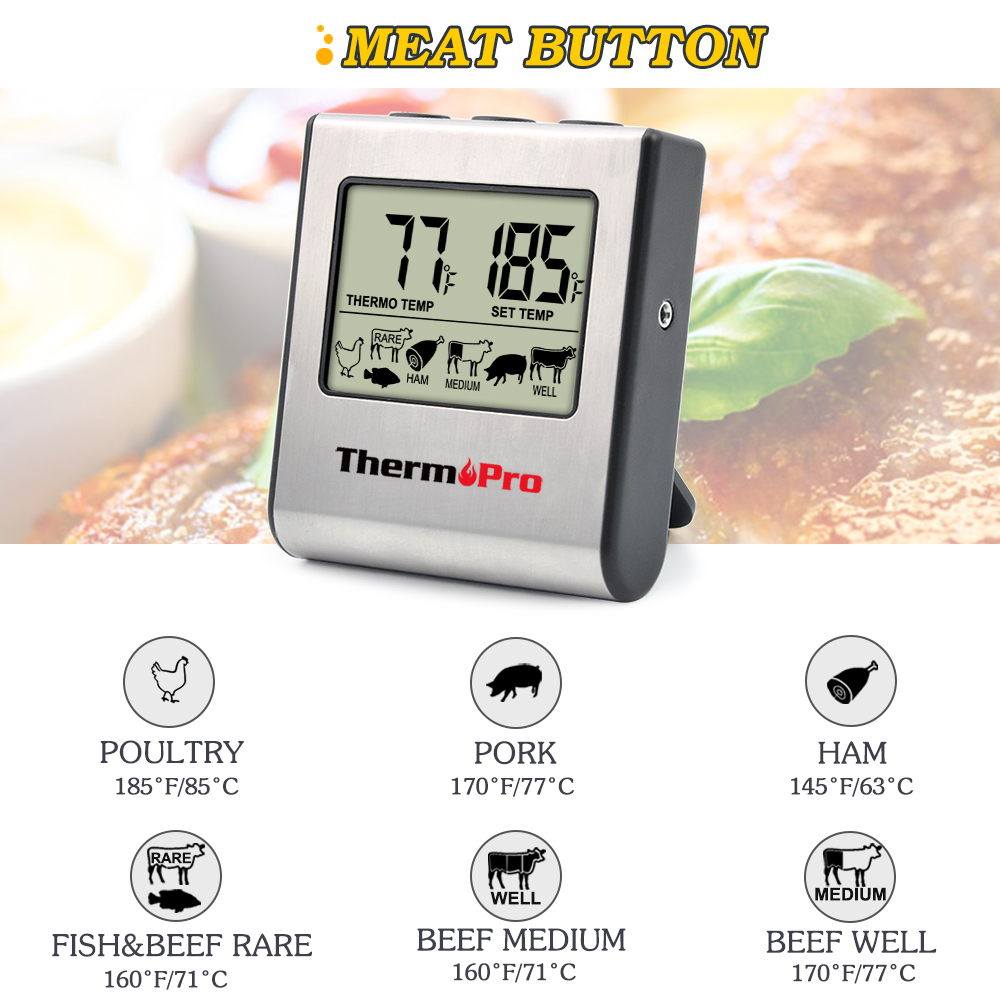 Cooking Thermometer Digital Timer