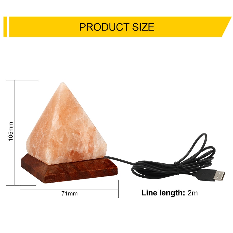 Himalayan Salt Rock Lamp Crystal Light