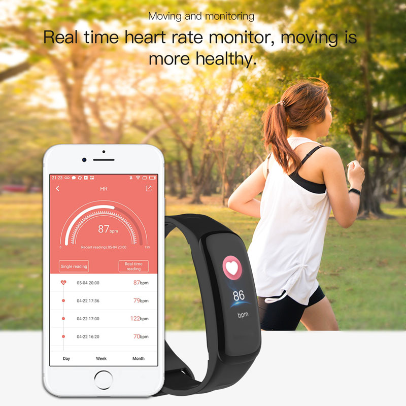 Smart Color Screen Blood Pressure Watch