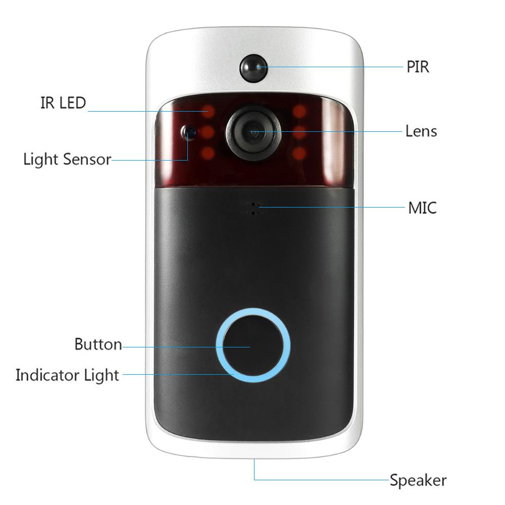 Video Doorbell Wireless Chiming Camera