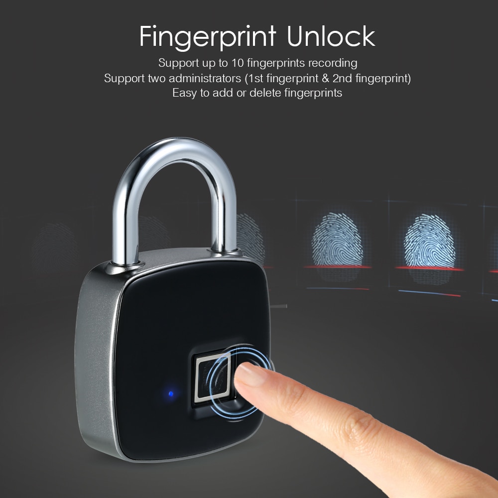 Smart Lock Fingerprint Padlock