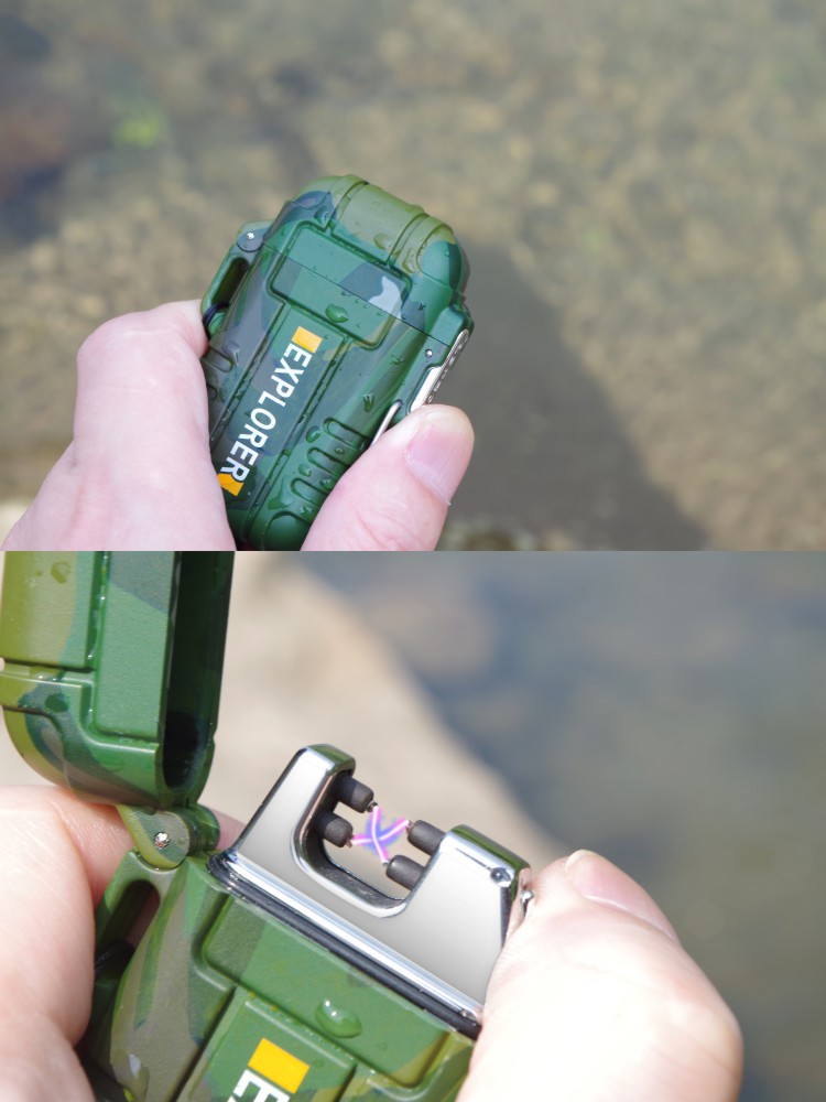 Plasma Lighter Outdoor Waterproof Tool