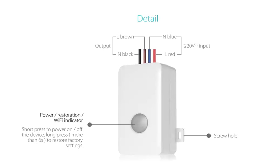 WiFi Smart Switch App Box