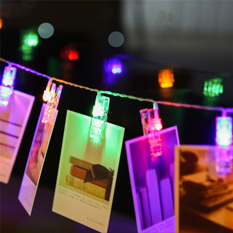 Twinkle Lights Photo Clip LED String