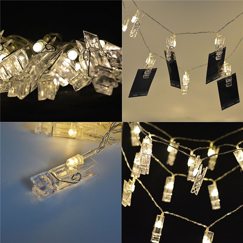 Twinkle Lights Photo Clip LED String