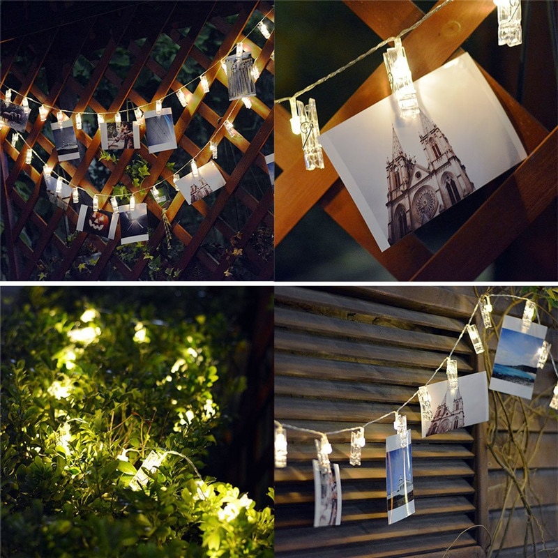 Twinkle Lights Photo Clip LED String