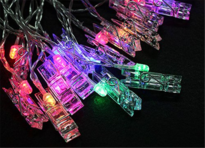 Twinkle Lights Photo Clip LED String