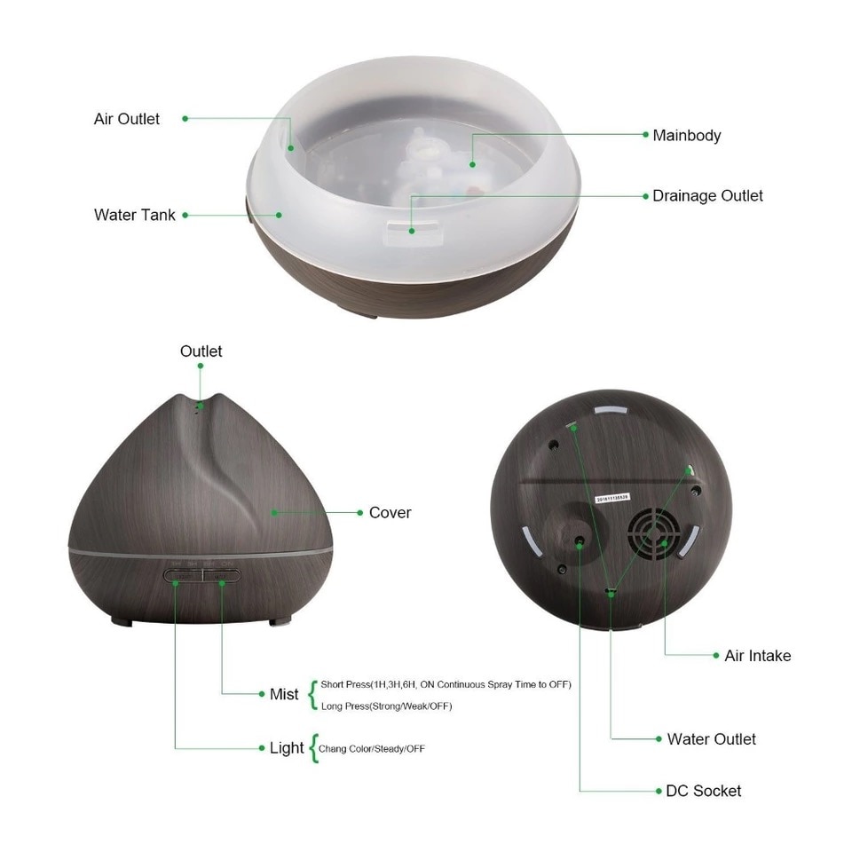 Air Diffuser Aromatherapy Purifier