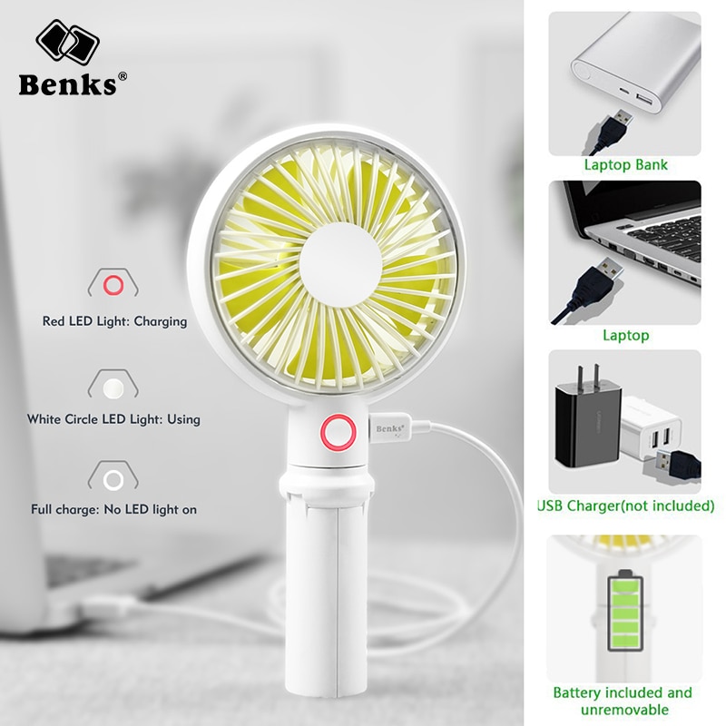 Portable USB Rechargeable Fan