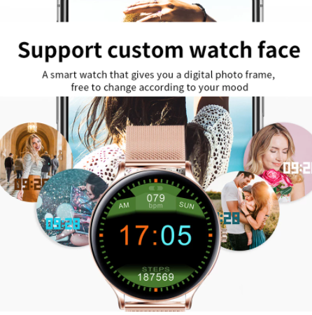 Ladies Smart Watch Fitness Monitor