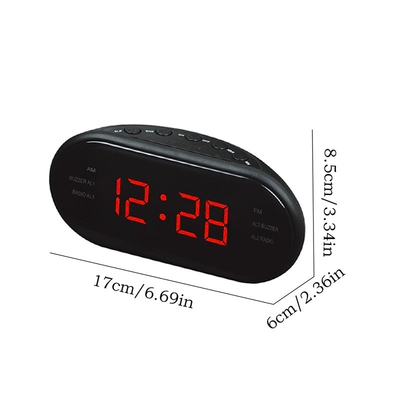 Digital Radio Alarm Clock Table Clock