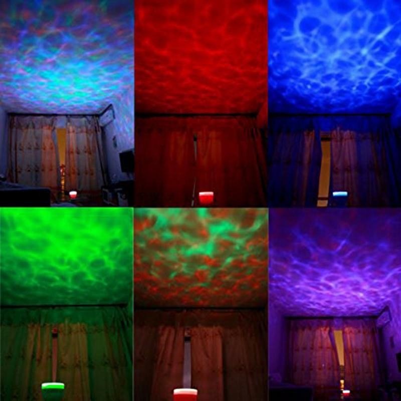 LED Ocean Wave Projector Speaker