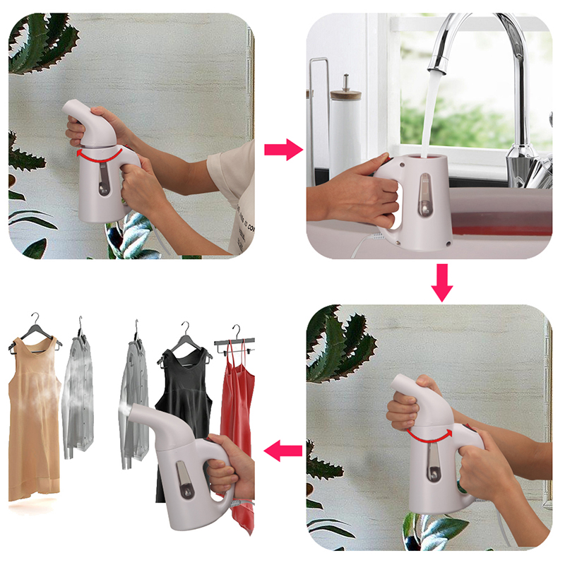 2-in-1 Handheld Steam Iron and Water Boiler