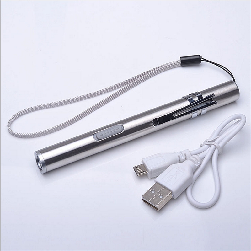 LED Penlight USB Rechargeable Flashlight