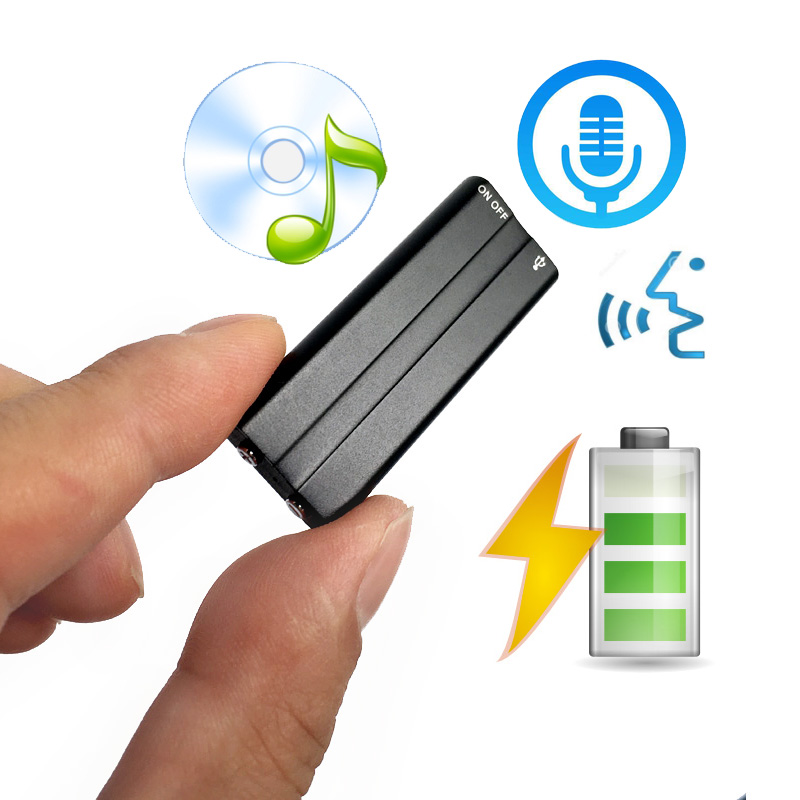 8GB Mini Voice Activated Recorder MP3 Player