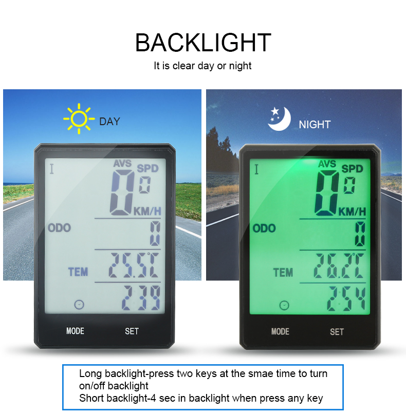 Bicycle Speedometer Wireless Odometer Device