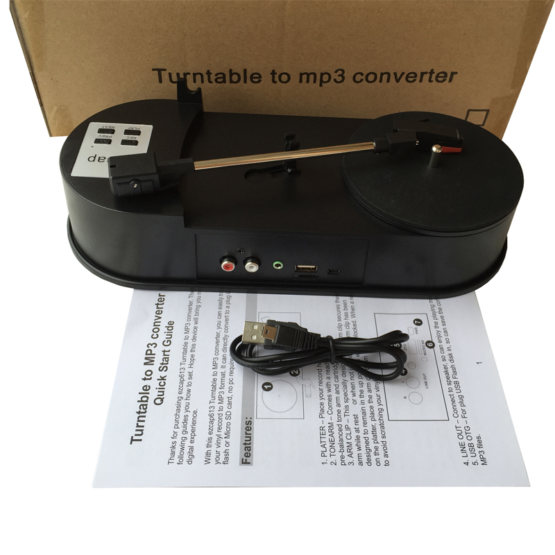 Turntable to MP3 Converter Vinyl Record Player