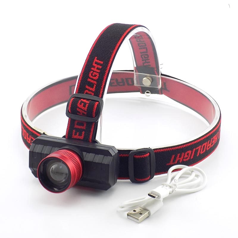 LED Headlamp USB Rechargeable and Waterproof