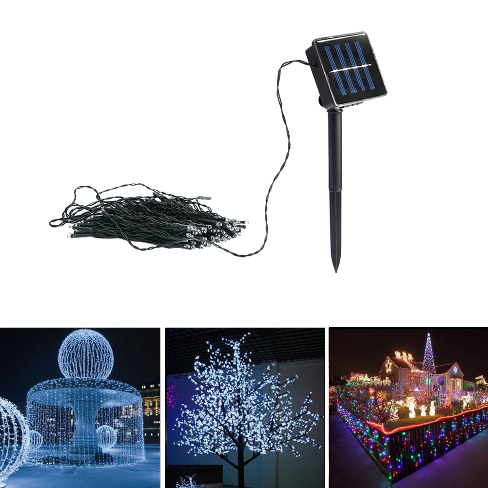 10m LED String Lights Solar Powered Outdoor Hanging Lights