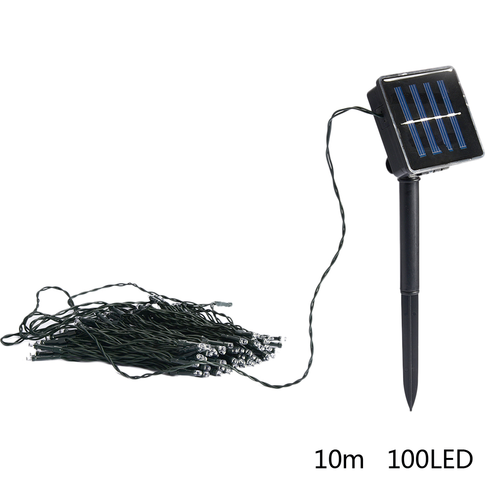 10m LED String Lights Solar Powered Outdoor Hanging Lights