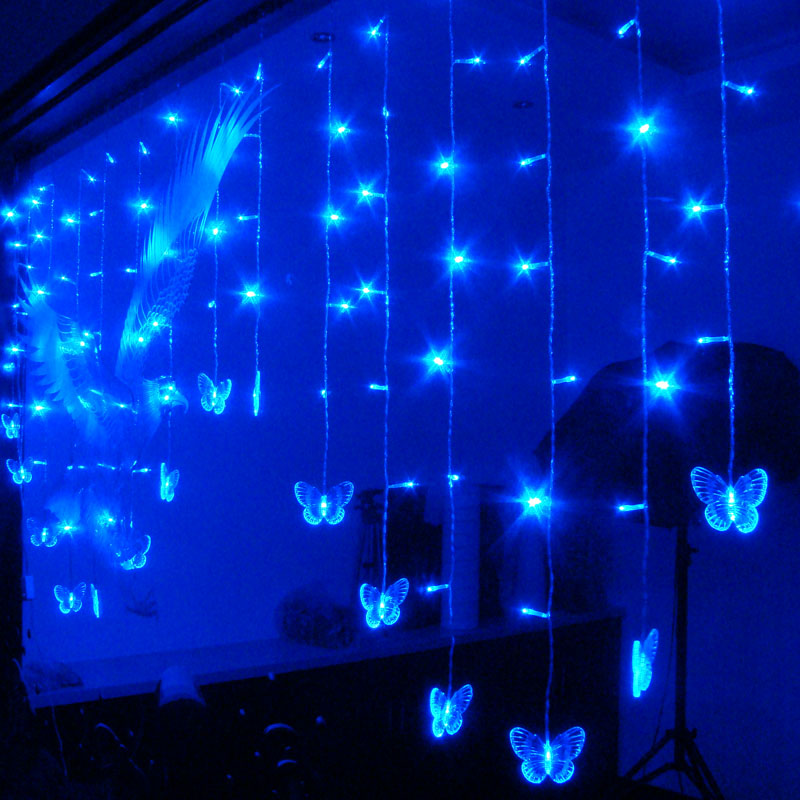 48 Butterfly LED String Lights Decor