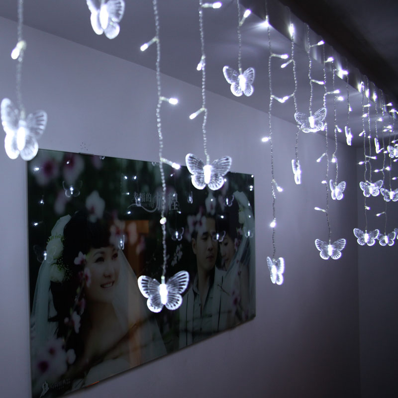 48 Butterfly LED String Lights Decor