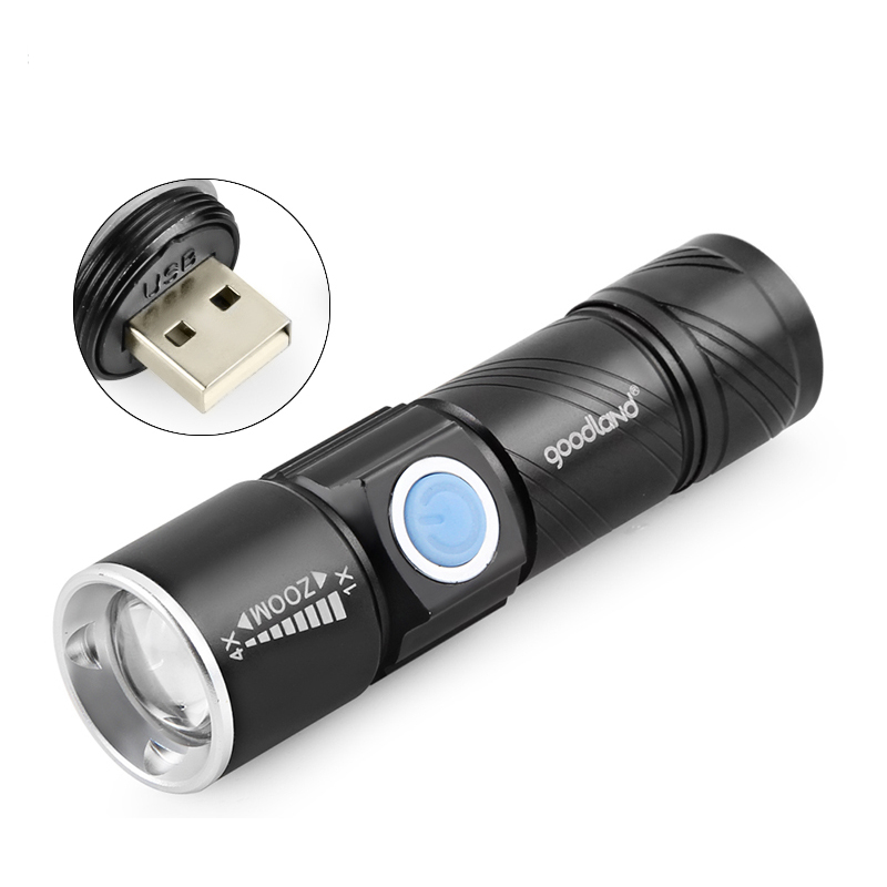 Rechargeable Torch Mini USB Flashlight