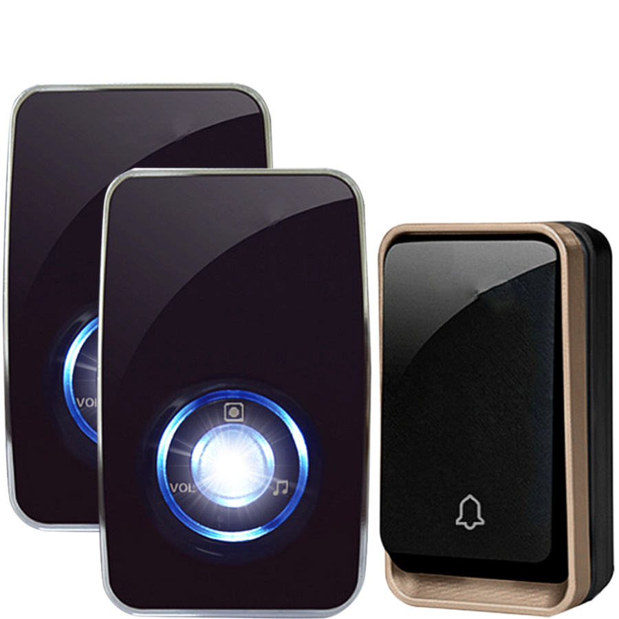 Wireless Doorbell with Night Light Sensor