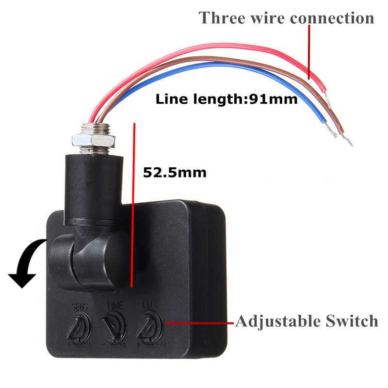 Motion Light Sensor Detector Device