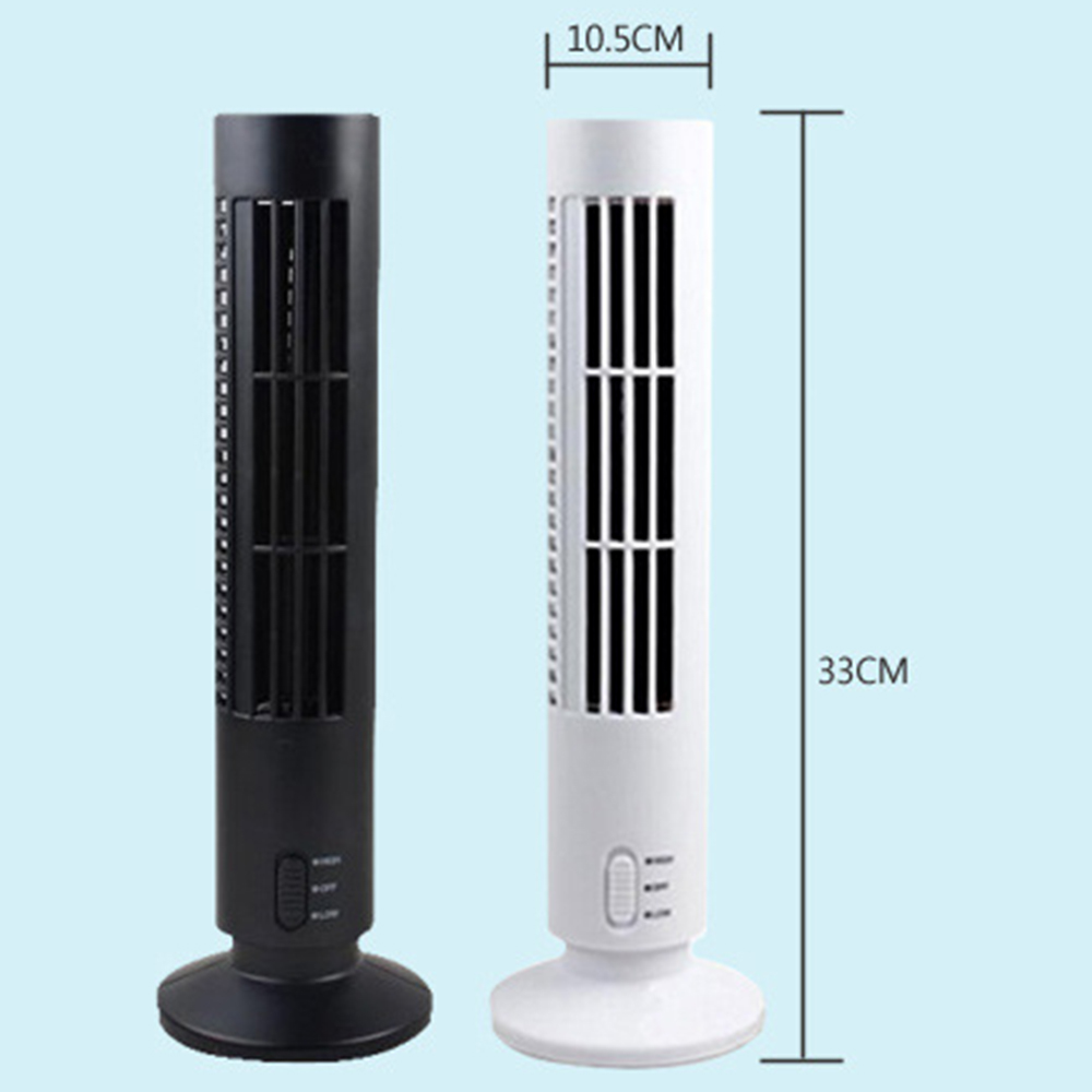 Mini Bladeless Cool Desk Quiet Tower Fan